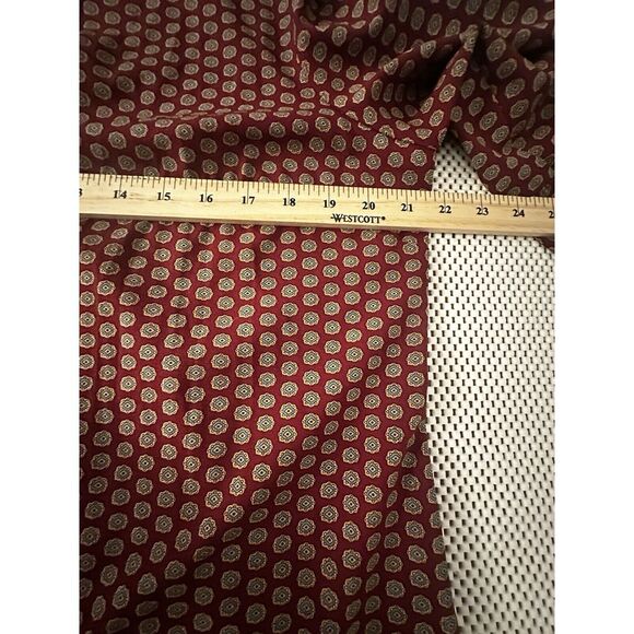 J Crew Blouse‎ Shirt Sz M Pullover Bell Flare Sleeve Burgundy Career Office Top - Picture 6 of 15